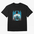 Lionel Messi Oversized T-Shirt Show Love for Legendary Goals in FIFA World Cup 2026 Spirit, Filled with Germany, Neymar, Haaland and Cristiano Ronaldo, Goal Celebration Energy, Supporter Heritage, Football Icons and Worldwide Tournament Joy; Made