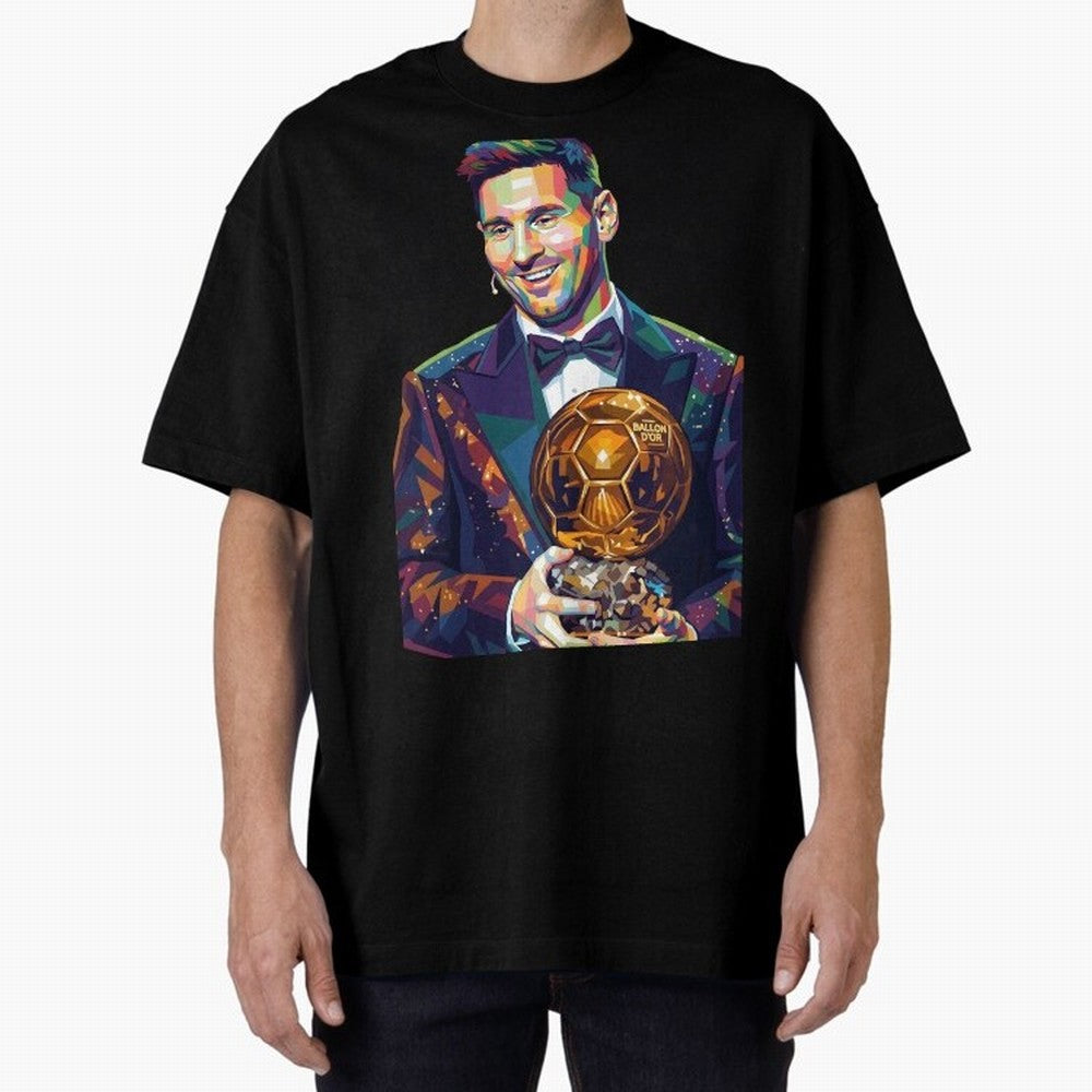Messi Wpap Oversized T-Shirt Honor Champions and Dreams in the FIFA World Cup 2026 Group Stage Journey through Messi and Cristiano Ronaldo Highlights, Argentina and Brazil Pride, Football History, Final Match Energy, Crowd Noise and Once in a
