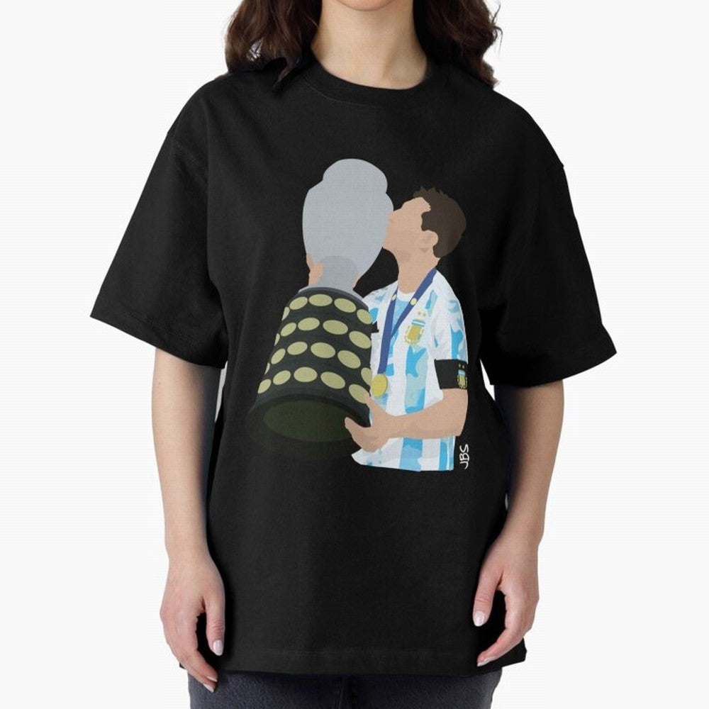 Lionel Messi Champion of America Classic T-Shirt Experience the Global Stage of the FIFA World Cup 2026 Journey through Mbappe Highlights, Brazil Pride, Football Passion, Legendary Performances, Festival Vibes and Supporter Community; Perfect for