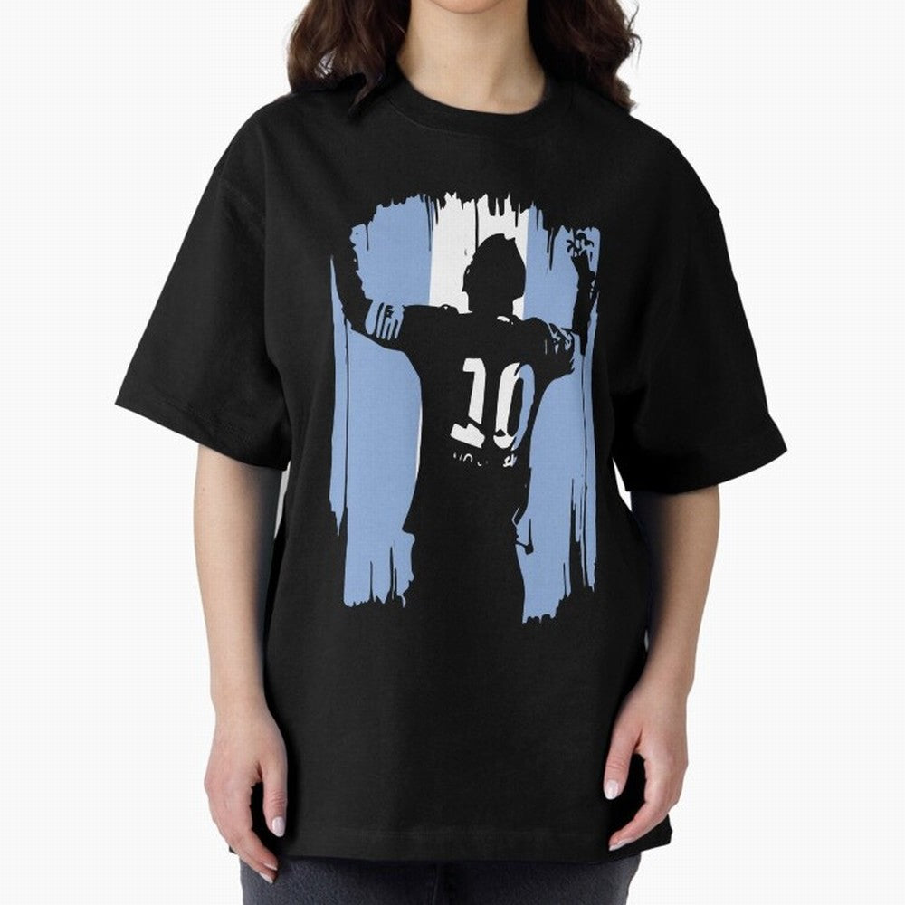 Argentina World Champs Messi Number Essential T-Shirt Make Your Look Match FIFA World Cup 2026 USA Canada Mexico Connected to CR7, England Energy, Championship Spirit, Famous Goals, Roaring Crowds and International Football Unity; Perfect for Fans,