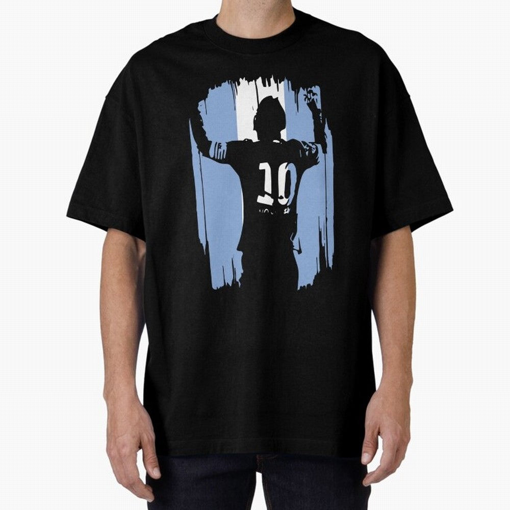 Argentina World Champs Messi Number Essential T-Shirt Make Your Look Match FIFA World Cup 2026 USA Canada Mexico Connected to CR7, England Energy, Championship Spirit, Famous Goals, Roaring Crowds and International Football Unity; Perfect for Fans,