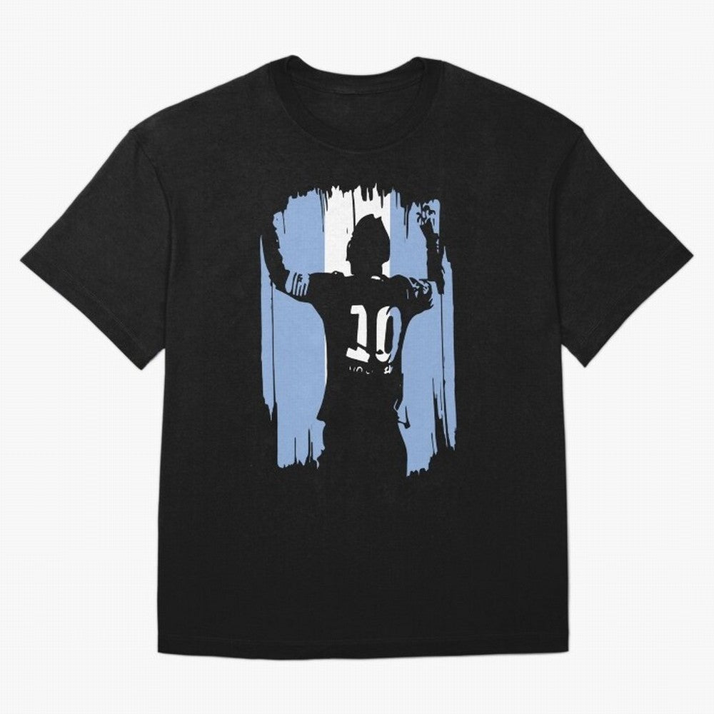 Argentina World Champs Messi Number Essential T-Shirt Make Your Look Match FIFA World Cup 2026 USA Canada Mexico Connected to CR7, England Energy, Championship Spirit, Famous Goals, Roaring Crowds and International Football Unity; Perfect for Fans,