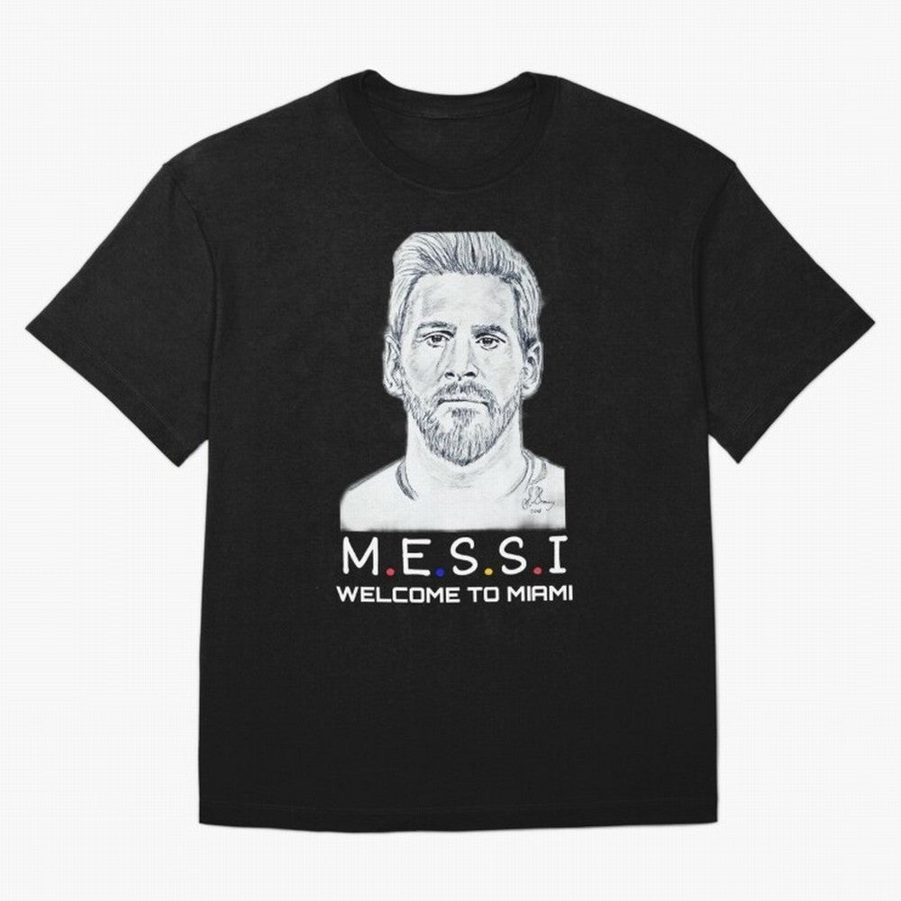Lionel Messi, welcome to Miami Essential T-Shirt Celebrate Fan Favorites in FIFA World Cup 2026 for Fans of CR7 and Messi and Germany, Bringing Goal Celebration Energy, Supporter Heritage, Football Icons and Worldwide Tournament Joy; Perfect for