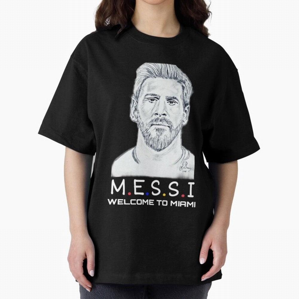 Lionel Messi, welcome to Miami Essential T-Shirt Celebrate Fan Favorites in FIFA World Cup 2026 for Fans of CR7 and Messi and Germany, Bringing Goal Celebration Energy, Supporter Heritage, Football Icons and Worldwide Tournament Joy; Perfect for