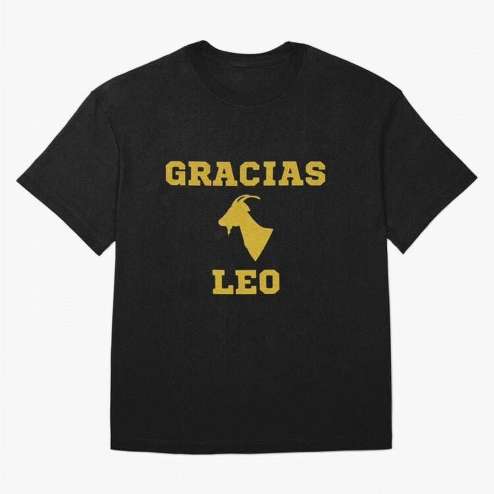 Gracias Leo| Perfect Gift For you and friends Classic T-Shirt Feel Match Day Hype around FIFA World Cup 2026 USA Canada Mexico, Neymar, Portugal, Spain and Germany, Global Supporter Spirit, Legendary Goals, National Colors and Tournament