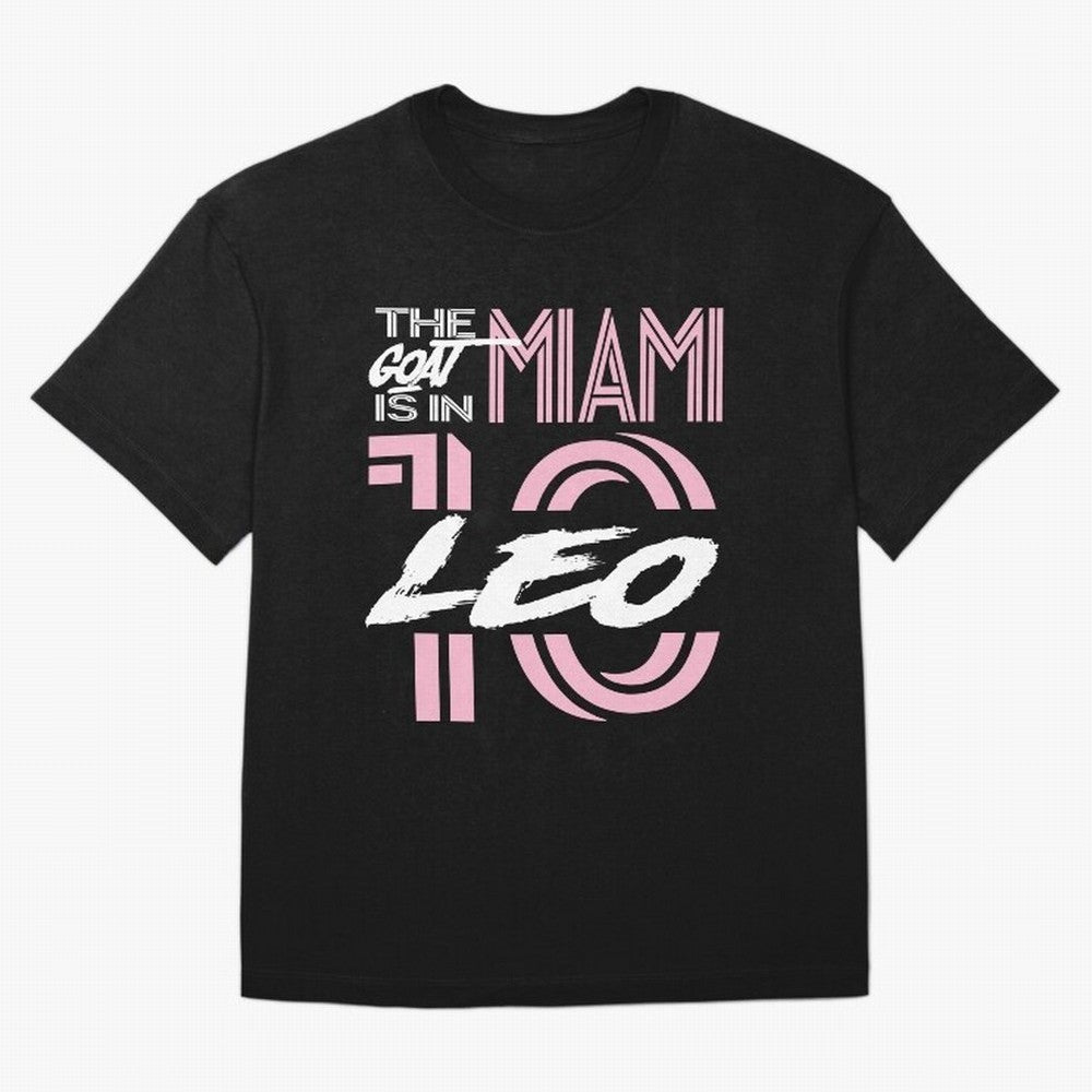Leo the Goat Is In Miami Classic T-Shirt Feel the Heartbeat of the FIFA World Cup 2026 Group Stage Journey through Neymar Highlights, Spain and Netherlands Pride, Soccer Culture, Superstar Moments, National Team Dreams and Competitive Fire; Great