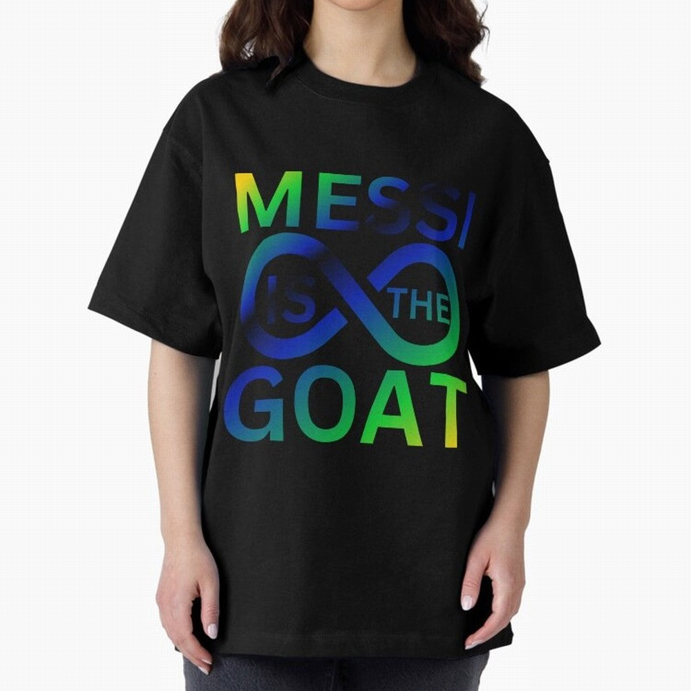 Messi is the GOAT Oversized T-Shirt Show Your Stadium Side during FIFA World Cup 2026 USA Canada Mexico Capturing CR7, Spain Energy, Fan Favorite Moments, National Team Passion, Big Match Drama and Soccer History; Built for Supporters Chasing
