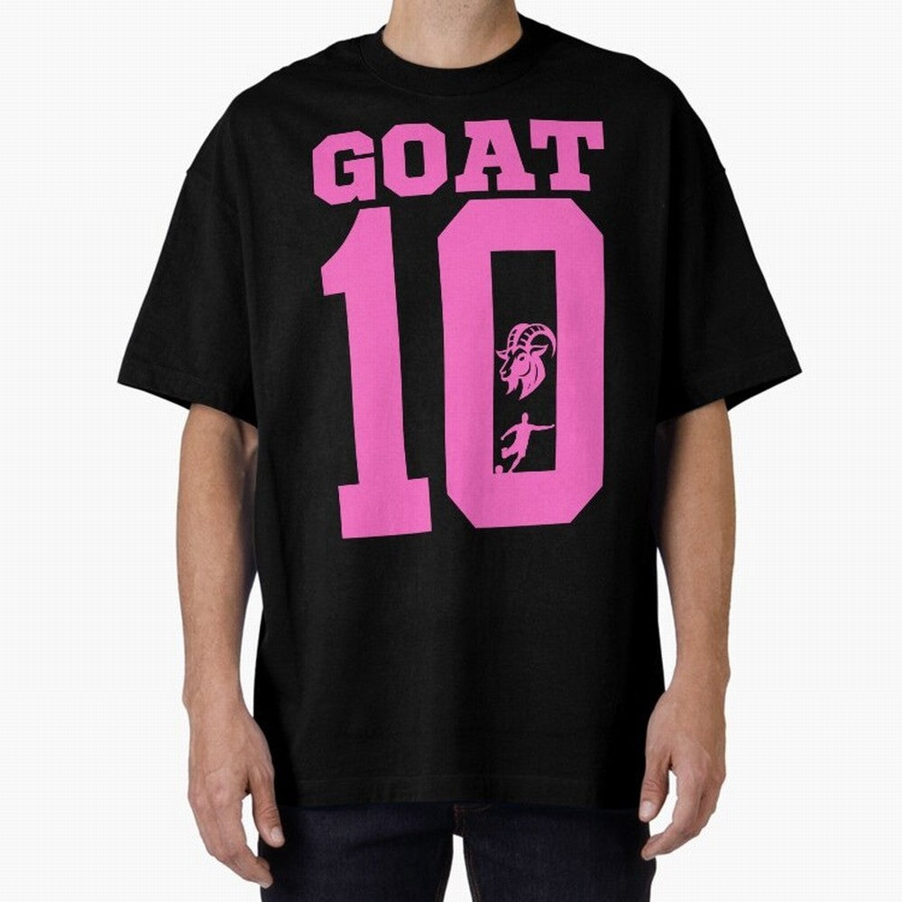 Miami Champions The Goat 10 Oversized T-Shirt Celebrate the Next Chapter of FIFA World Cup 2026 Group Stage Centered on Messi, CR7 and Mbappe, Netherlands Energy, Game Day Rituals, Football Legends, Country Pride and the Road to the Final; Perfect
