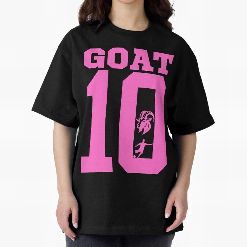 Miami Champions The Goat 10 Oversized T-Shirt Celebrate the Next Chapter of FIFA World Cup 2026 Group Stage Centered on Messi, CR7 and Mbappe, Netherlands Energy, Game Day Rituals, Football Legends, Country Pride and the Road to the Final; Perfect