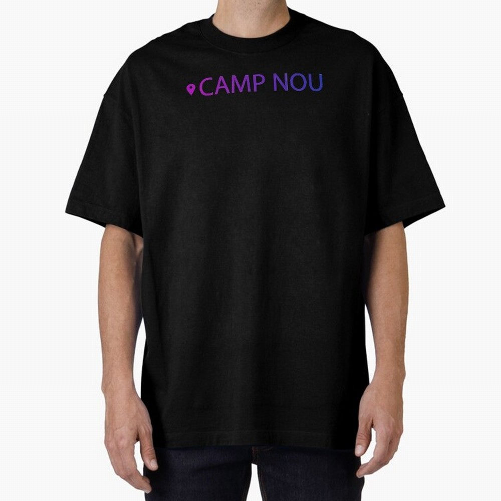 Camp Nou Barcelona Stadium Location Print Classic T-Shirt Celebrate the Biggest Stage of Global Football Passion for FIFA World Cup 2026 Group Stage, Featuring Mbappe and Neymar, England, Soccer Culture, Superstar Moments, National Team Dreams and