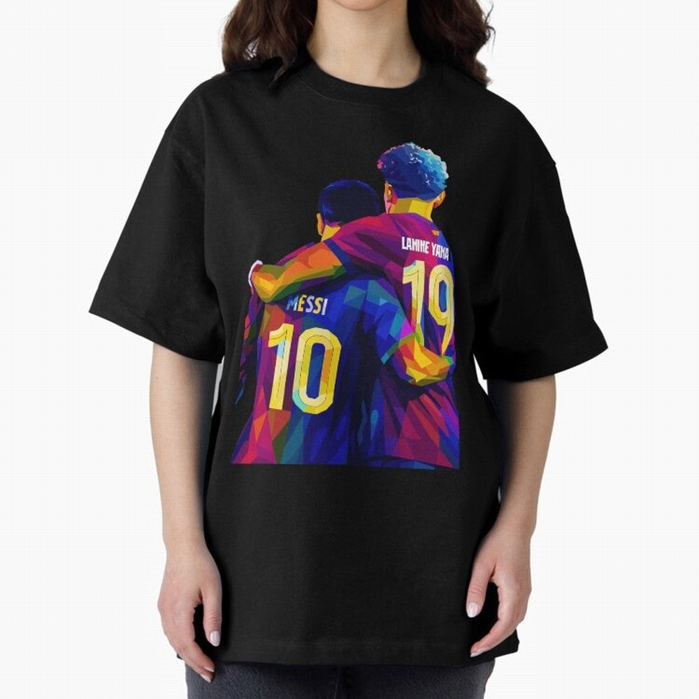 Lionel Messi and Foster child Wpap Art Classic T-Shirt Keep Football History Alive during FIFA World Cup 2026 USA Canada Mexico Spirit, with Spain and Netherlands, CR7, Tournament Hype, Historic Matchups, Family Viewing Parties and Global Sports