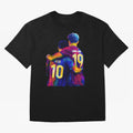 Lionel Messi and Foster child Wpap Art Classic T-Shirt Keep Football History Alive during FIFA World Cup 2026 USA Canada Mexico Spirit, with Spain and Netherlands, CR7, Tournament Hype, Historic Matchups, Family Viewing Parties and Global Sports