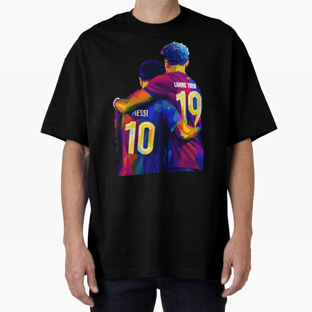 Lionel Messi and Foster child Wpap Art Classic T-Shirt Keep Football History Alive during FIFA World Cup 2026 USA Canada Mexico Spirit, with Spain and Netherlands, CR7, Tournament Hype, Historic Matchups, Family Viewing Parties and Global Sports