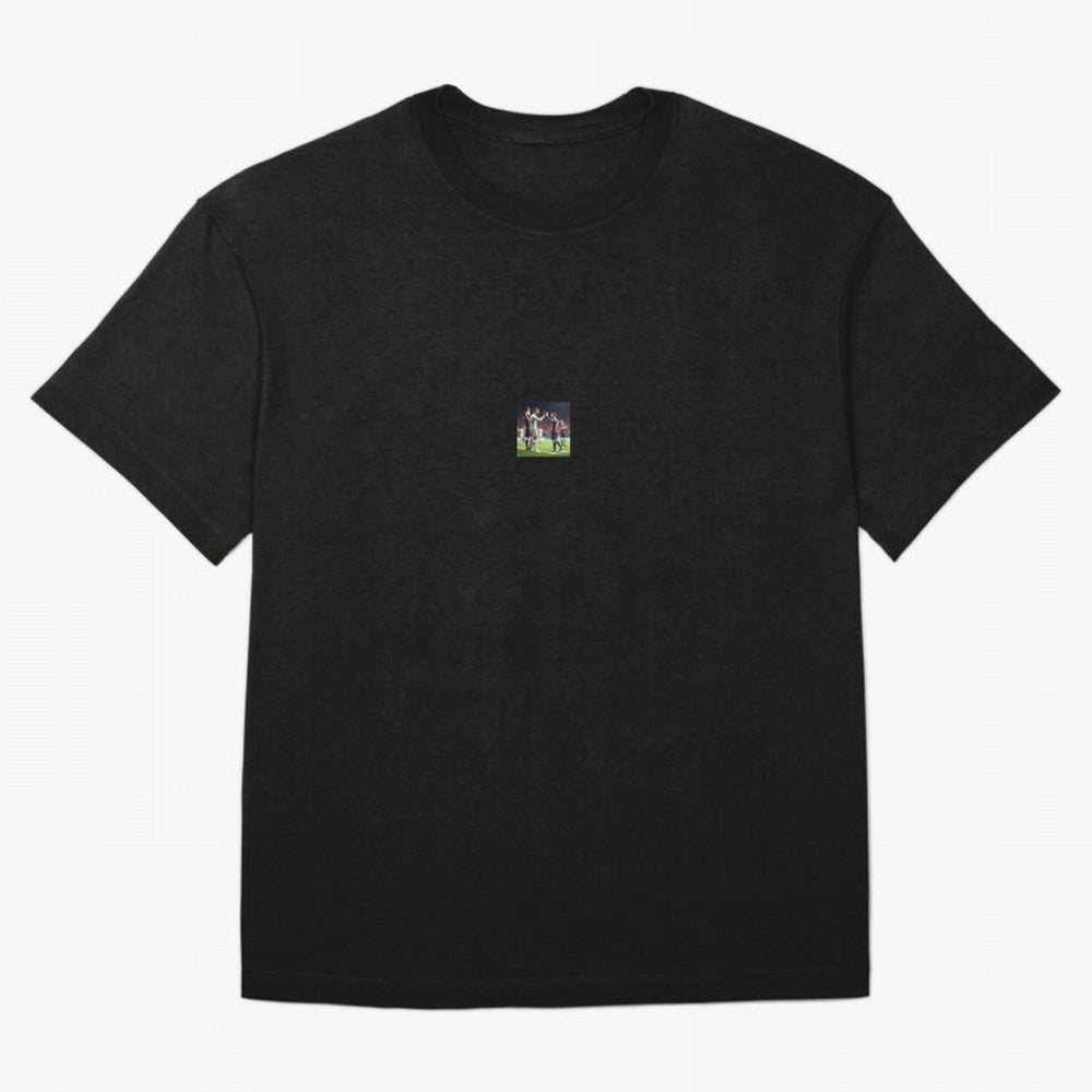 Messi and Ronaldo clap hands on the field, respect for GOATS Classic T-Shirt Build Global Football Passion for FIFA World Cup 2026 Group Stage, Centered on Haaland and Mbappe, England, Vintage Soccer Flavor, Modern Football Stars, National Flags