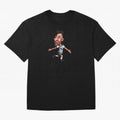 Lionel Messi Sticker Oversized T-Shirt Feel International Energy from FIFA World Cup 2026 for Fans of CR7 and Spain, Bringing Game Day Rituals, Football Legends, Country Pride and the Road to the Final; Made for Die Hard Supporters, Soccer Lovers,