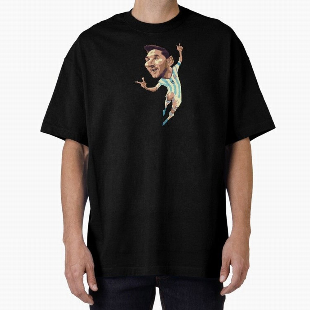 Lionel Messi Oversized T-Shirt Turn Every Weekend Toward the FIFA World Cup 2026 Journey through Mbappe Highlights, Argentina, France and Brazil Pride, Football Festival Excitement, Trophy Ambitions, Country Rivalries and Star Player Buzz; Perfect