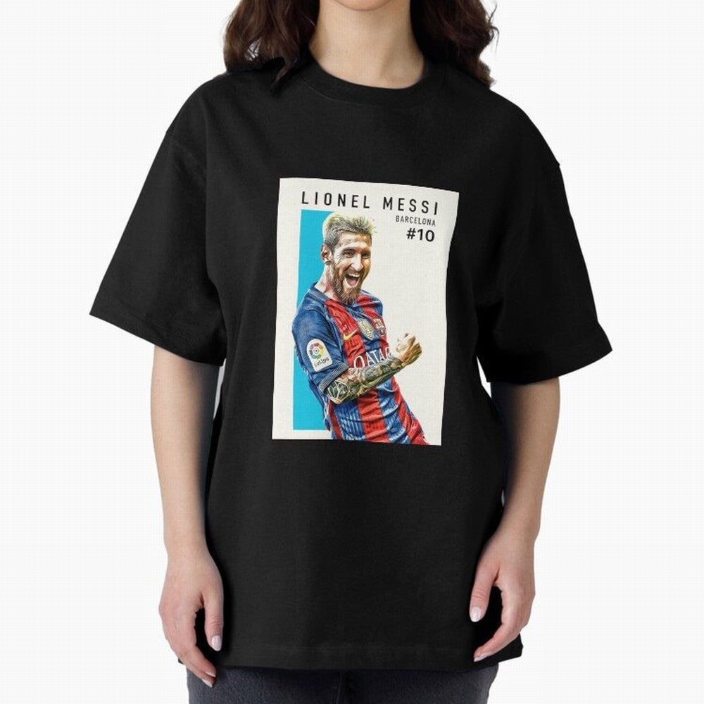 Lionel Messi Barcelona Football Classic T-Shirt Show Championship Spirit for Global Football Passion for FIFA World Cup 2026 Group Stage, Celebrating Cristiano Ronaldo, Haaland and CR7, Spain and Netherlands, Soccer Culture, Superstar Moments,