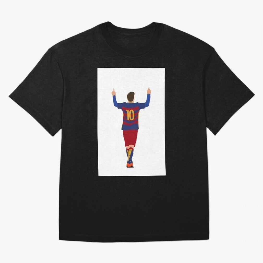Lionel Messi - FC Barcelona Essential T-Shirt Celebrate Soccer Greatness during FIFA World Cup 2026 Group Stage for Fans of Mbappe and Neymar and Argentina and Brazil, Bringing Football Passion, Legendary Performances, Festival Vibes and Supporter