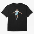 Messi Goal World Cup 2022 Oversized T-Shirt Embrace the FIFA World Cup 2026 Group Stage Journey through Cristiano Ronaldo, Haaland and CR7 Highlights, Brazil Pride, Championship Spirit, Famous Goals, Roaring Crowds and International Football Unity;