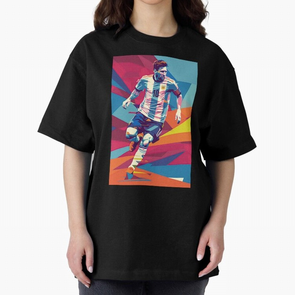 Messi in action Graphic poster design Classic T-Shirt Follow the Final Road of FIFA World Cup 2026 for Fans of Mbappe and Spain, Bringing Worldwide Fan Energy, Dramatic Goals, Stadium Lights and Championship Celebrations; Ideal for Fans Who Follow