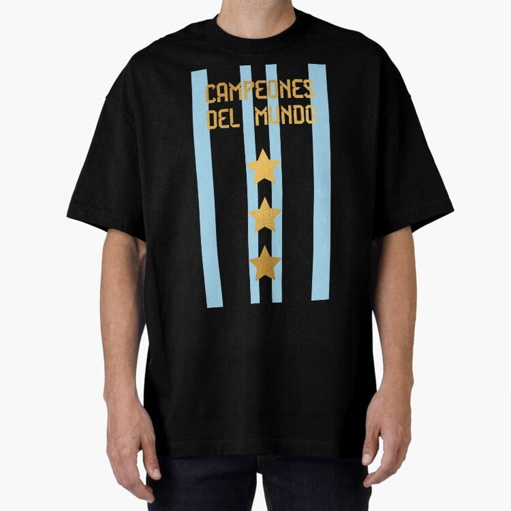 Argentina Jersey 3 Stars World Champions Classic T-Shirt Relive the Noise and Pride of the FIFA World Cup 2026 Journey through Messi, Neymar and Mbappe Highlights, England, France and Netherlands Pride, Vintage Soccer Flavor, Modern Football Stars,