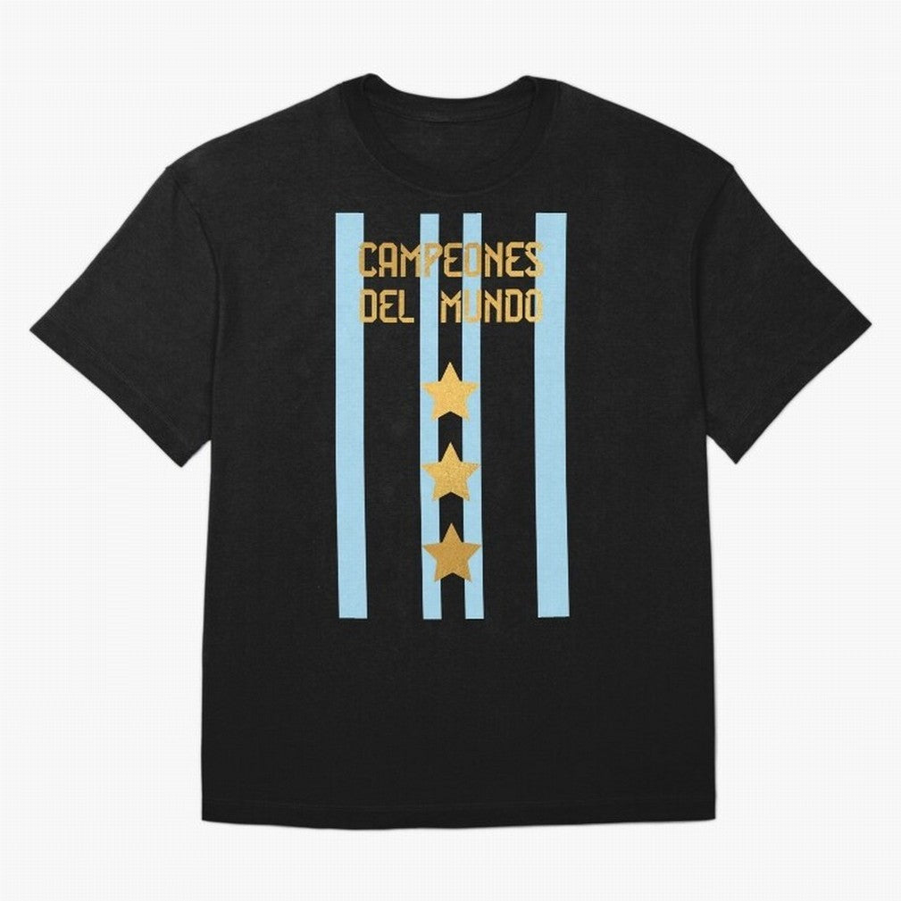 Argentina Jersey 3 Stars World Champions Classic T-Shirt Relive the Noise and Pride of the FIFA World Cup 2026 Journey through Messi, Neymar and Mbappe Highlights, England, France and Netherlands Pride, Vintage Soccer Flavor, Modern Football Stars,