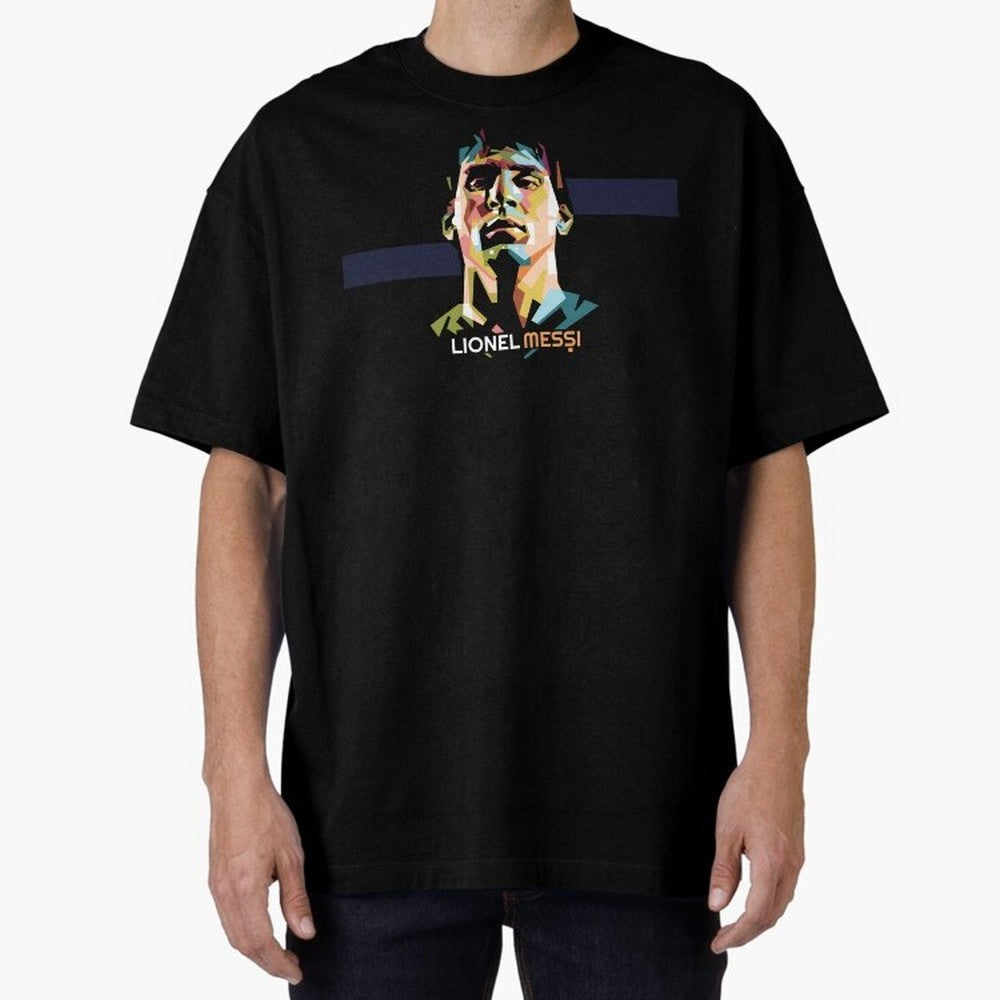 Lionel Messi Magic Oversized T-Shirt Feel the Roar of Match Day Hype around FIFA World Cup 2026 Group Stage, Neymar, Haaland and Cristiano Ronaldo, Argentina and Brazil, Supporter Pride, Iconic Celebrations, Legendary Names and Global Match Day