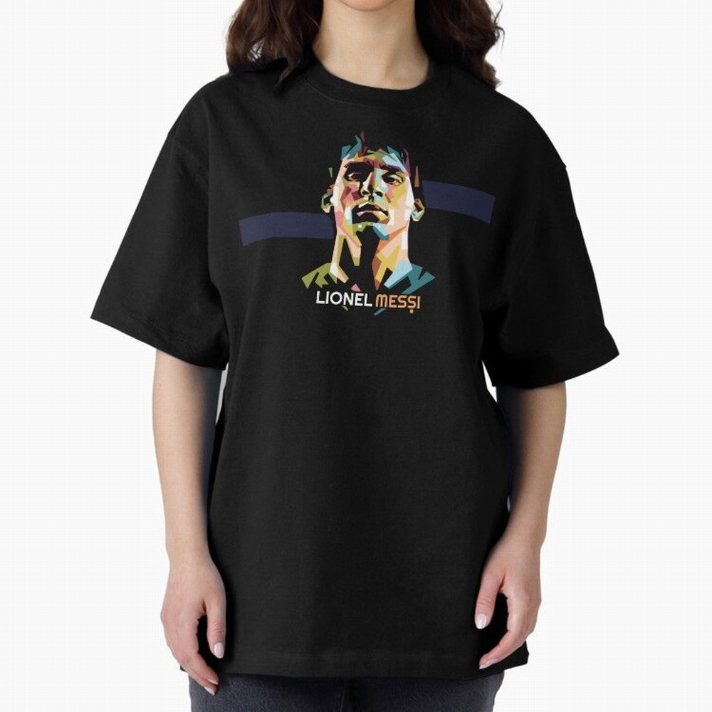 Lionel Messi Magic Oversized T-Shirt Feel the Roar of Match Day Hype around FIFA World Cup 2026 Group Stage, Neymar, Haaland and Cristiano Ronaldo, Argentina and Brazil, Supporter Pride, Iconic Celebrations, Legendary Names and Global Match Day