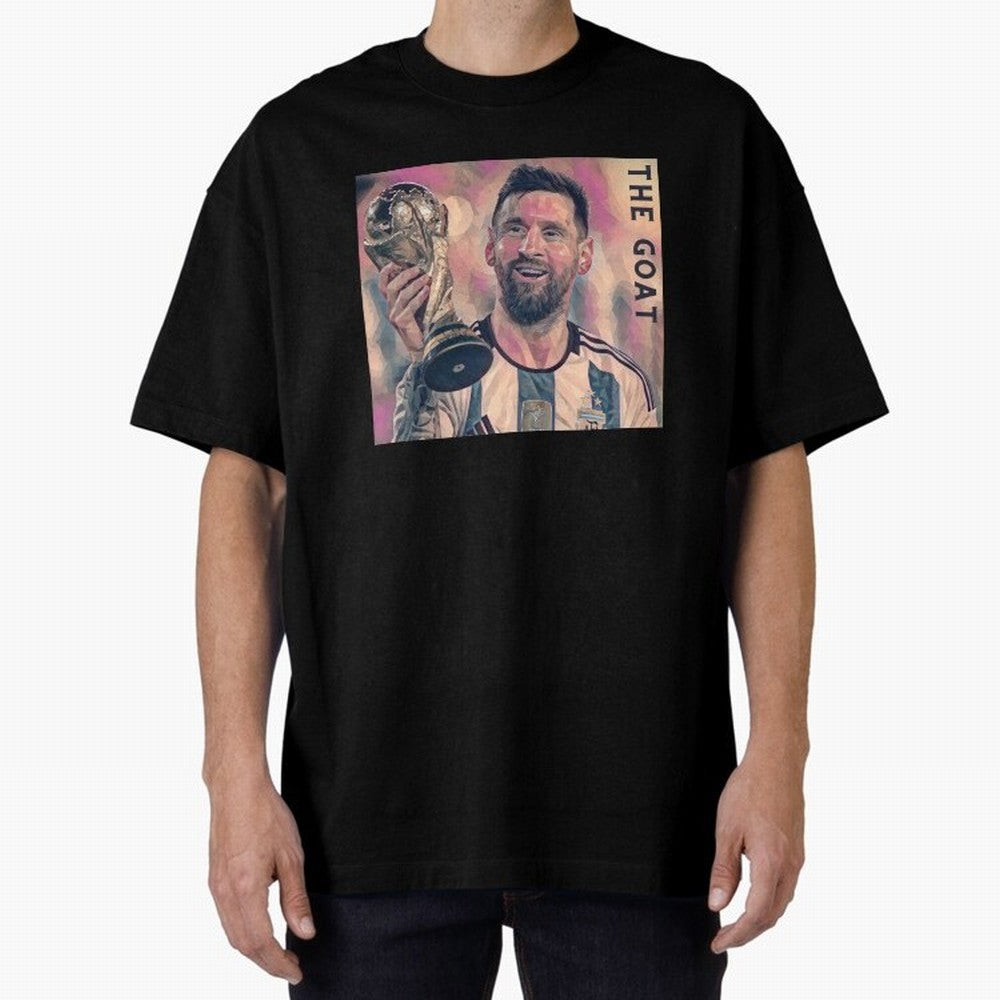 Messi T-Shirt Oversized T-Shirt Celebrate Golden Goal Energy in FIFA World Cup 2026 USA Canada Mexico Capturing Cristiano Ronaldo, Haaland and CR7, Argentina, France and Brazil Energy, Match Day Excitement, Supporter Culture, Golden Goals and