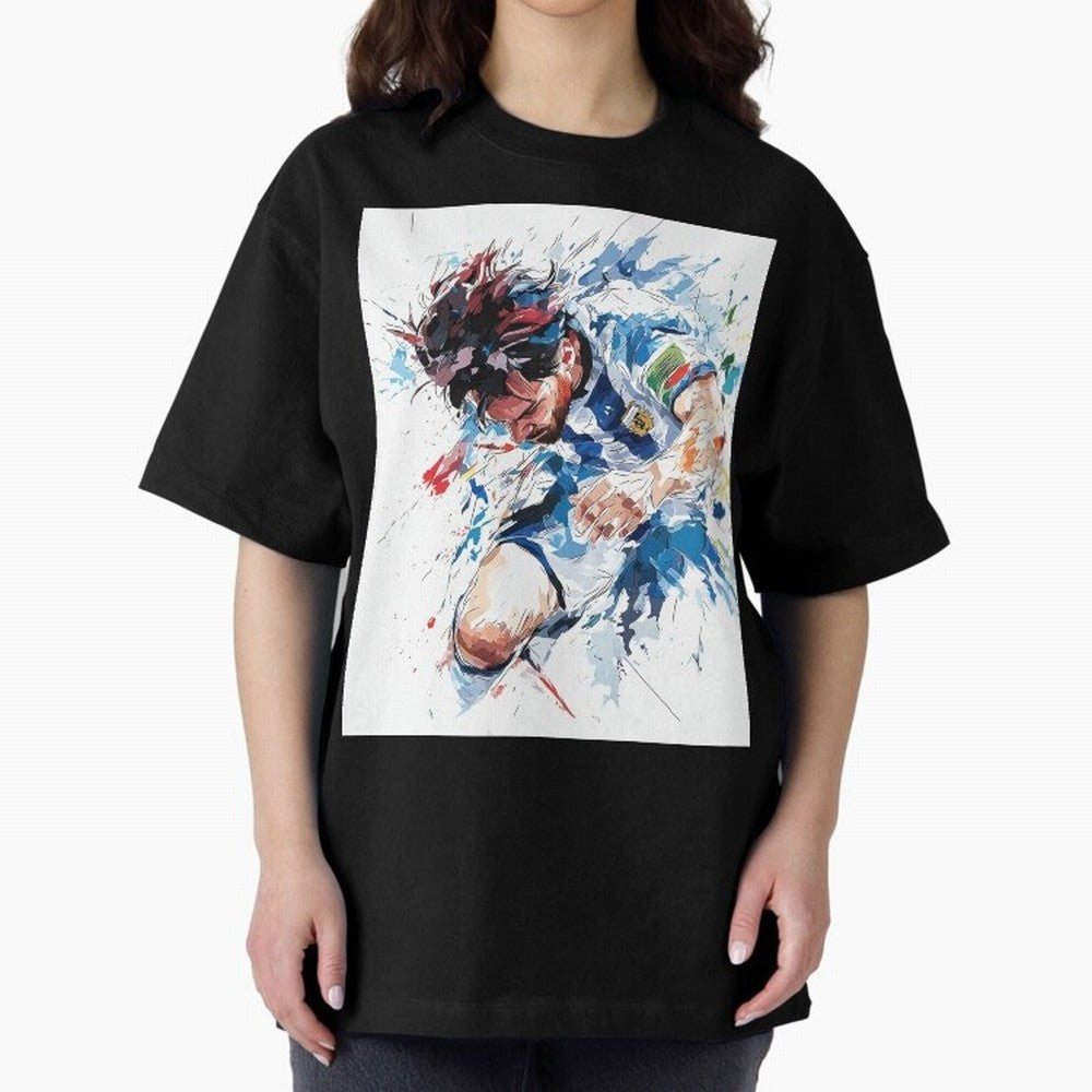 Vibrant Lionel Messi Art - World Cup Champion in Action Classic T-Shirt Back the Journey through Global Football Passion for FIFA World Cup 2026 Group Stage, with Neymar, Haaland and Cristiano Ronaldo, France, Football Festival Excitement, Trophy