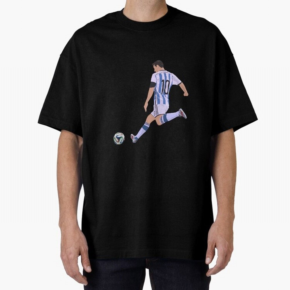Messi Oversized T-Shirt Make Every Match About Match Day Hype around FIFA World Cup 2026, Messi, CR7 and Mbappe, England, Stadium Memories, Football Loyalty, International Chants and Championship Tradition; Made for Die Hard Supporters, Soccer