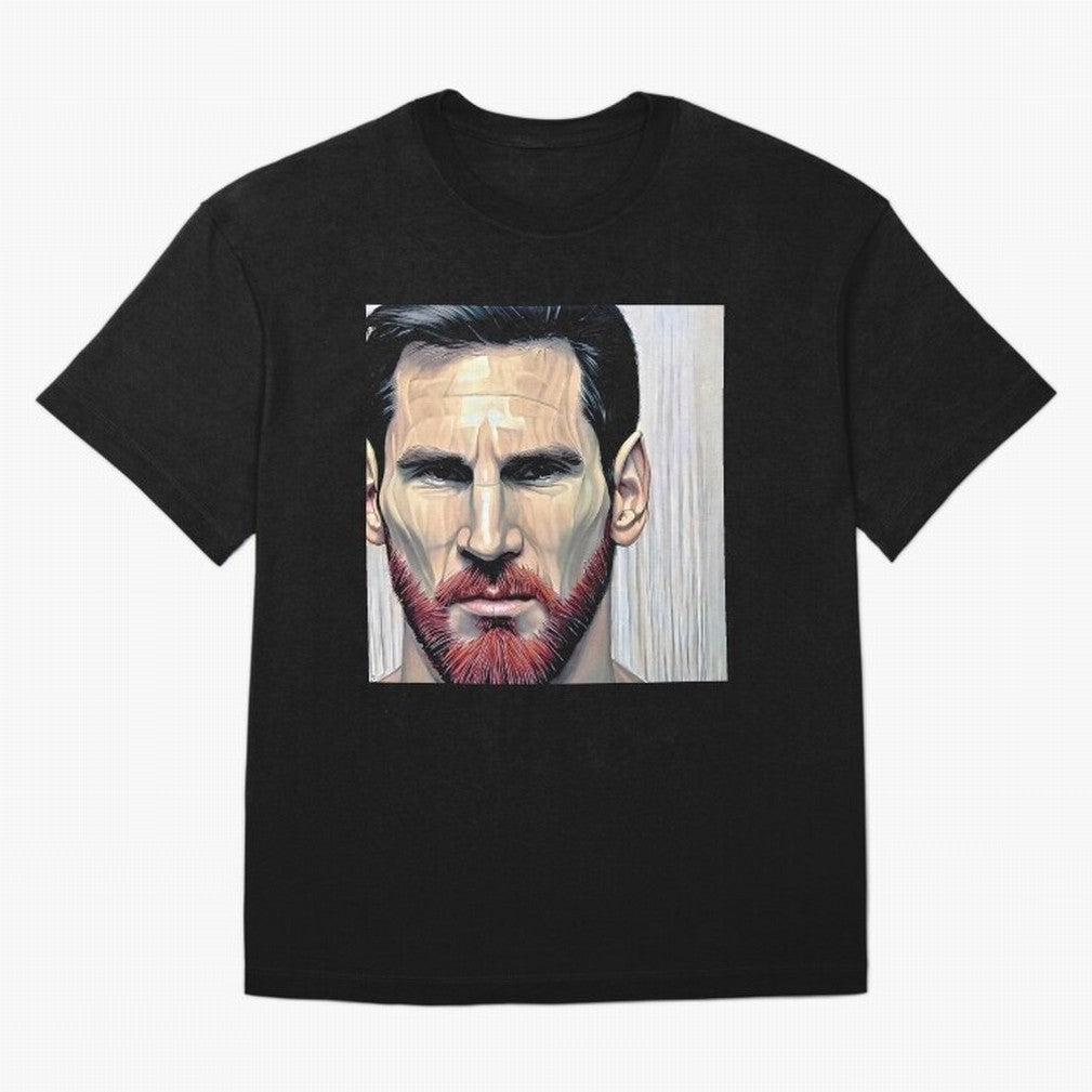Cartoon-like Messi Oversized T-Shirt Bring Stadium Energy to Match Day Hype around FIFA World Cup 2026 USA Canada Mexico, Cristiano Ronaldo, Haaland and CR7, France and Portugal, Football Passion, Legendary Performances, Festival Vibes and