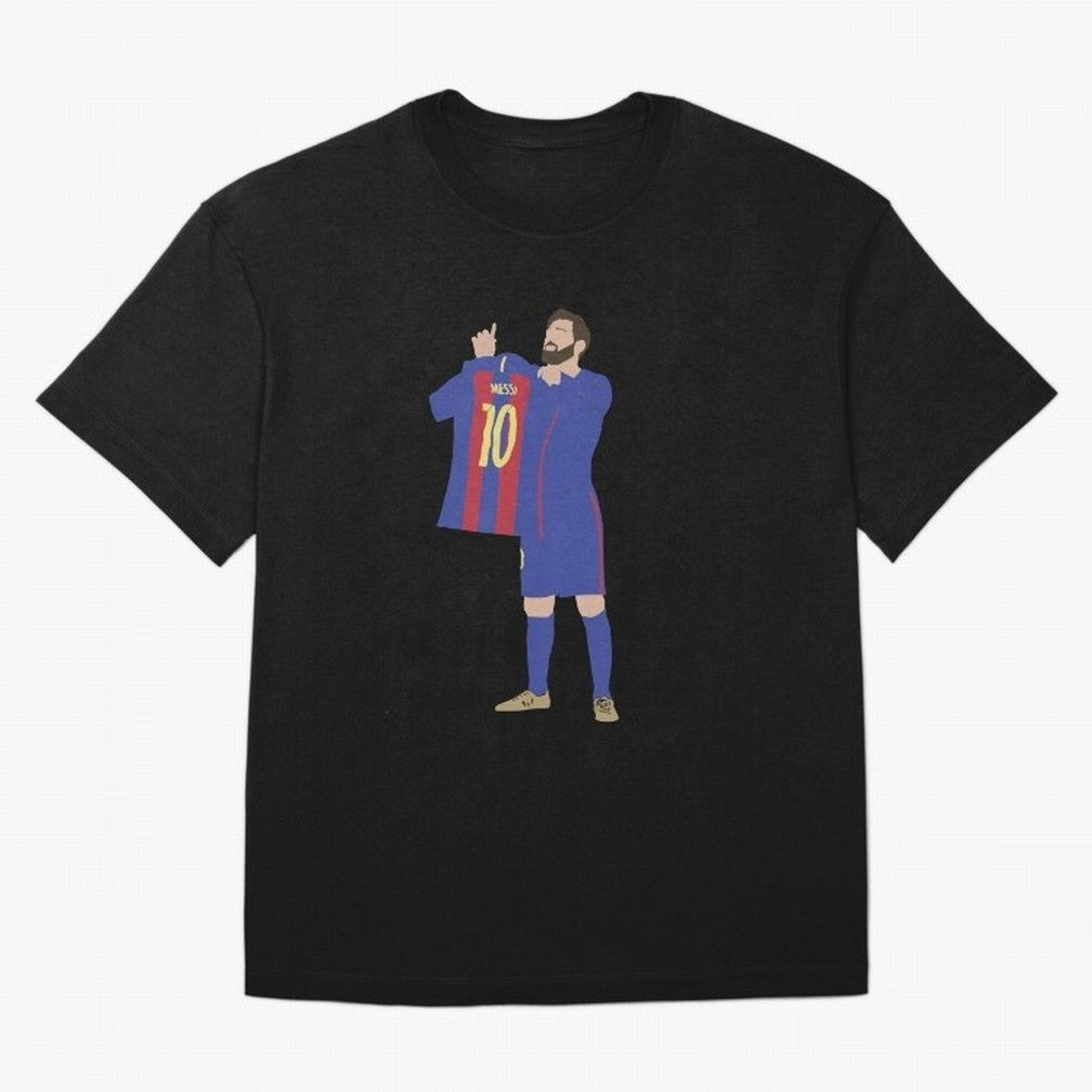 Messi minimalist design Oversized T-Shirt Bring Stadium Energy to FIFA World Cup 2026 with Haaland, Portugal, Spain and Germany Energy, Goal Celebration Energy, Supporter Heritage, Football Icons and Worldwide Tournament Joy; Great for Watch