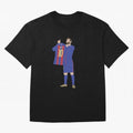 Messi minimalist design Oversized T-Shirt Bring Stadium Energy to FIFA World Cup 2026 with Haaland, Portugal, Spain and Germany Energy, Goal Celebration Energy, Supporter Heritage, Football Icons and Worldwide Tournament Joy; Great for Watch