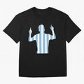lionel Oversized T-Shirt Honor Football Greatness during FIFA World Cup 2026 Group Stage Driven by CR7, England and Germany Energy, Football Festival Excitement, Trophy Ambitions, Country Rivalries and Star Player Buzz; Great for Supporters Who
