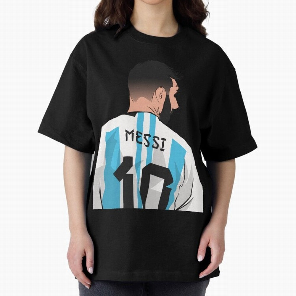 Messi Oversized T-Shirt Keep Football History Alive during the FIFA World Cup 2026 USA Canada Mexico Journey through Neymar Highlights, France and Portugal Pride, Tournament Hype, Historic Matchups, Family Viewing Parties and Global Sports Pride;