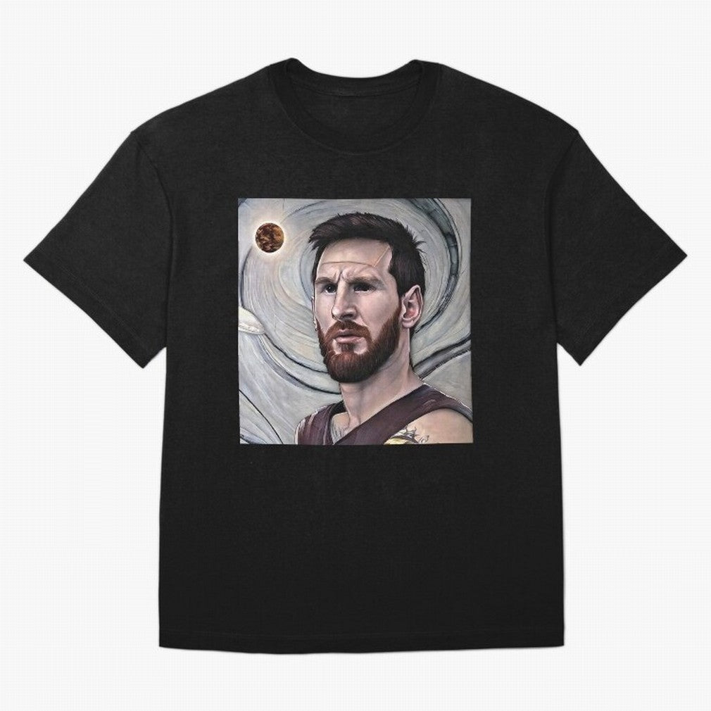 Brown Messi Classic T-Shirt Celebrate the Biggest Stage of the FIFA World Cup 2026 Group Stage Journey through Neymar Highlights, England and Germany Pride, Sports Nostalgia, International Competition, Famous Players and Unforgettable Victories;