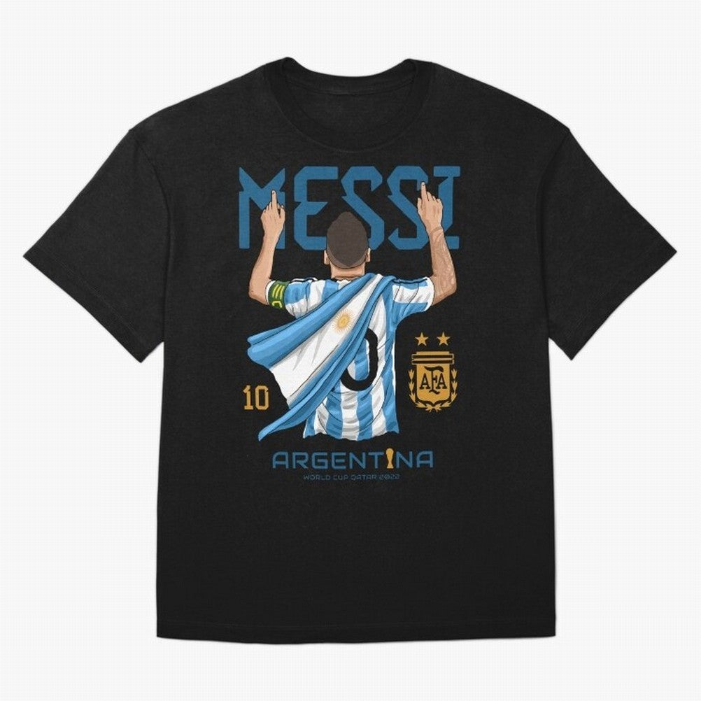 The King Leo Messi Legend Oversized T-Shirt Celebrate Unforgettable Nights in Match Day Hype around FIFA World Cup 2026 Group Stage, Mbappe, England and Germany, Vintage Soccer Flavor, Modern Football Stars, National Flags and Final Night Emotion;