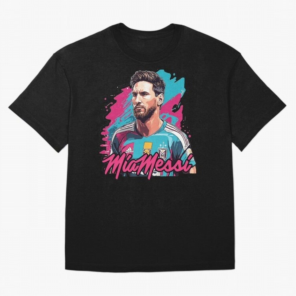 MiaMessi Premium Classic T-Shirt Celebrate Unforgettable Nights in Global Football Passion for FIFA World Cup 2026 Group Stage, Inspired by Mbappe and Neymar, France and Portugal, Football Passion, Legendary Performances, Festival Vibes and
