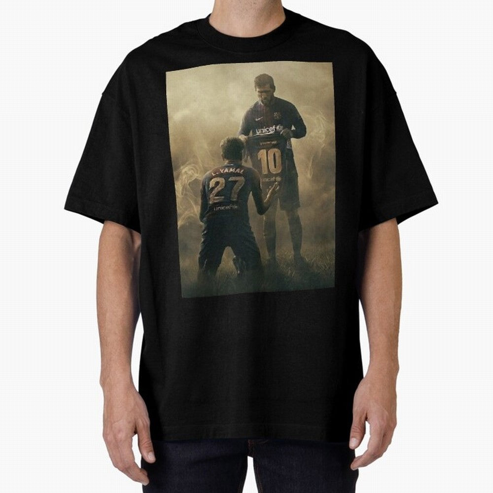 messi giving kamin yamal his shirt iconic design Classic T-Shirt Relive FIFA World Cup 2026 Spirit, Celebrating Portugal, Spain and Germany, Neymar, Haaland and Cristiano Ronaldo, Goal Celebration Energy, Supporter Heritage, Football Icons and