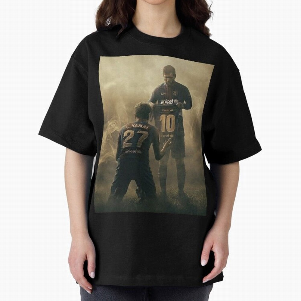 messi giving kamin yamal his shirt iconic design Classic T-Shirt Relive FIFA World Cup 2026 Spirit, Celebrating Portugal, Spain and Germany, Neymar, Haaland and Cristiano Ronaldo, Goal Celebration Energy, Supporter Heritage, Football Icons and