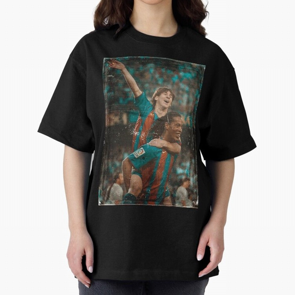 Messi and Ronaldinho Vintage Classic T-Shirt Support the Legends of FIFA World Cup 2026 USA Canada Mexico Highlighting Haaland and Mbappe, England and Germany Energy, Football History, Final Match Energy, Crowd Noise and Once in a Lifetime Moments;