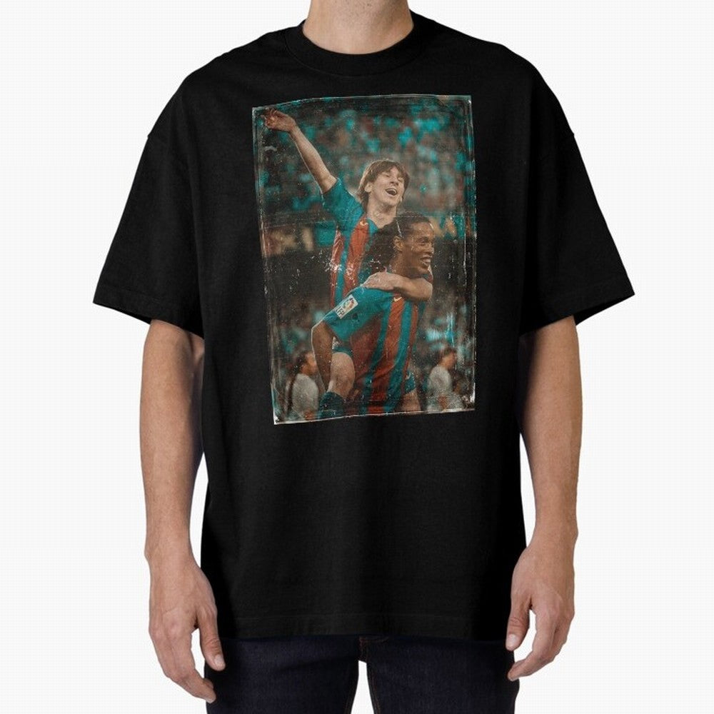 Messi and Ronaldinho Vintage Classic T-Shirt Support the Legends of FIFA World Cup 2026 USA Canada Mexico Highlighting Haaland and Mbappe, England and Germany Energy, Football History, Final Match Energy, Crowd Noise and Once in a Lifetime Moments;
