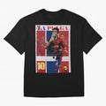 Lionel Messi 2009 UCL Barcelona Poster Oversized T-Shirt Follow Every Goal of Global Football Passion for FIFA World Cup 2026 Group Stage, with Cristiano Ronaldo, Haaland and CR7, England, Tournament Hype, Historic Matchups, Family Viewing Parties