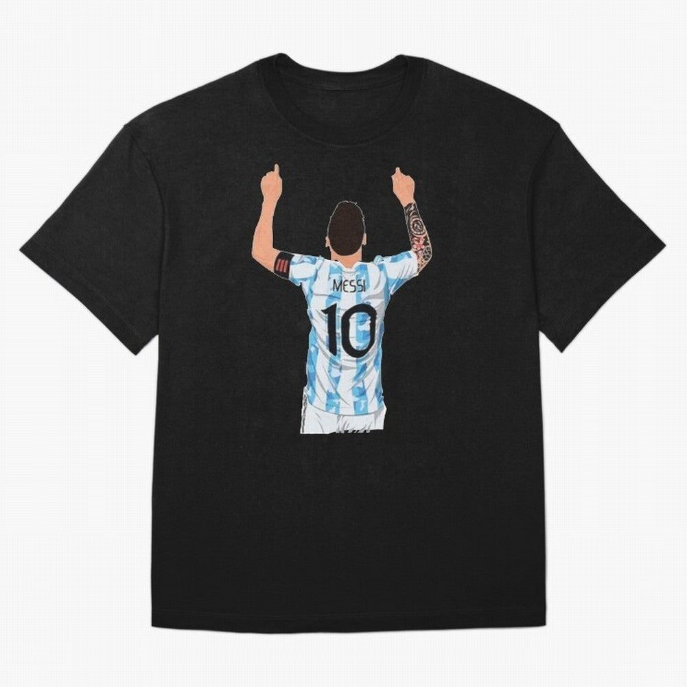 Lionel Messi Oversized T-Shirt Bring Match Day Fire to Global Football Passion for FIFA World Cup 2026 Group Stage, Celebrating CR7, Argentina and Brazil, Supporter Pride, Iconic Celebrations, Legendary Names and Global Match Day Energy; Created
