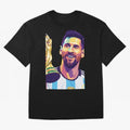 Messi wpap pop art Classic T-Shirt Celebrate Golden Goal Energy in FIFA World Cup 2026 USA Canada Mexico for Fans of Haaland and Mbappe and France and Portugal, Bringing Stadium Chants, National Pride, Trophy Dreams and Unforgettable Football