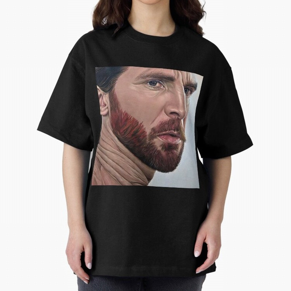 Take a look on Messi Oversized T-Shirt Celebrate Rivalries and Pride in FIFA World Cup 2026 Centered on Cristiano Ronaldo, Argentina Energy, Football Festival Excitement, Trophy Ambitions, Country Rivalries and Star Player Buzz; Created for Match