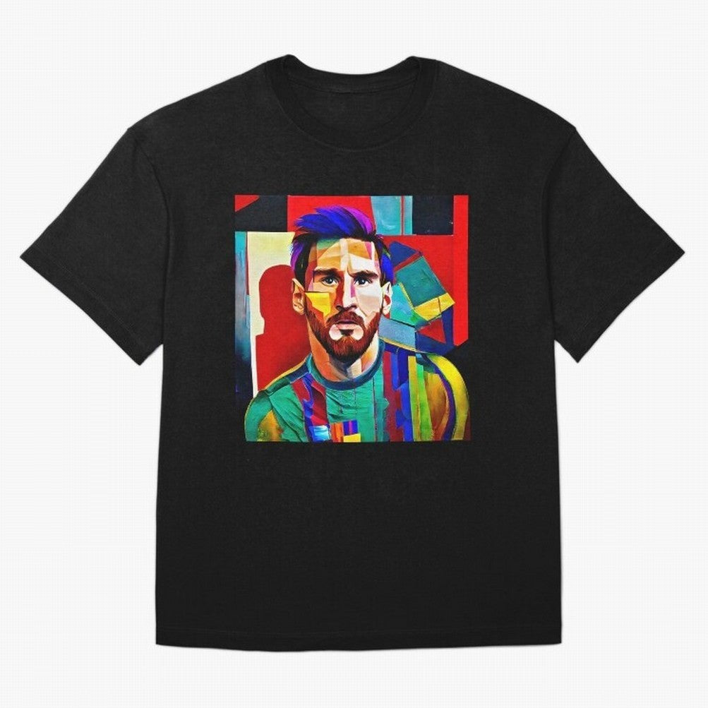 digital image of Messi Oversized T-Shirt Bring Bold Fan Energy to FIFA World Cup 2026 USA Canada Mexico for Fans of Mbappe and France, Bringing Champion Mindset, Group Stage Buzz, Knockout Tension and Passionate Fan Culture; Made for Collectors Who