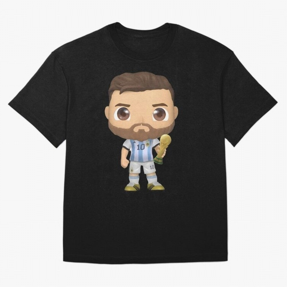 Messi_Champion Oversized T-Shirt Celebrate the Next Chapter of Match Day Hype around FIFA World Cup 2026, Haaland, England, France and Netherlands, Goal Celebration Energy, Supporter Heritage, Football Icons and Worldwide Tournament Joy; Ideal for