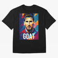 MiaMessi Premium Classic T-Shirt Show Up for the Glory of Global Football Passion for FIFA World Cup 2026 Group Stage, with Messi and Cristiano Ronaldo, Portugal, Spain and Germany, Classic Soccer Heritage, Championship Pressure, Fan Loyalty and